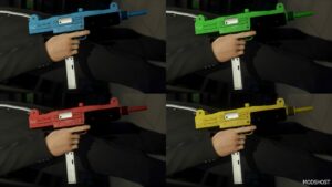 GTA 5 Shrewsbury Rubber GUN Add-On | Sound | Animated | Tints | Lore-Friendly mod