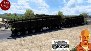 ATS Mod: Manac Logs Transport Trailers 1.49 (Image #3)