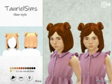 Sims 4 Rosa Hairstyle mod