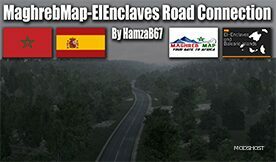 ETS2 Maghreb Map – El-Enclavess Road Connection mod