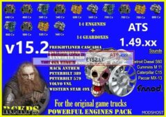ATS Powerful Engines & Gearboxes Pack V15.2 mod