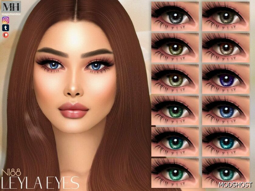 Sims 4 Leyla Eyes N188 mod