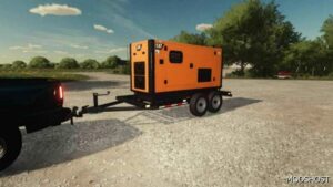 FS22 Caterpillar Mod: CAT Diesel Generator Trailer (Image #2)