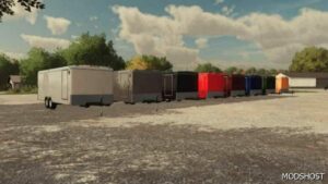 FS22 Mod: Enclosed Trailer (Skinnable) (Image #4)