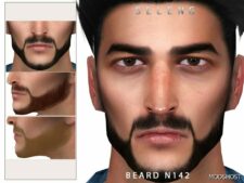 Sims 4 Beard N142 mod