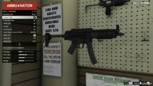 GTA 5 Weapon Mod: MP5 SMG Animated (Image #3)