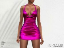 Sims 4 Teen Clothes Mod: Sl_Dress_80 (Image #2)