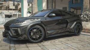 GTA 5 Lamborghini Vehicle Mod: Urus Mansory Coupe Add-On / Fivem V1.2 (Image #2)