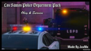 GTA 5 Vehicle Mod: LOS Santos Police Department Pack Add-On | Template | Lods V1.1.1 (Featured)