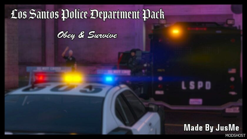 GTA 5 LOS Santos Police Department Pack Add-On | Template | Lods V1.1.1 mod