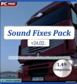 ATS Sound Fixes Pack v24.02.1 1.49 mod