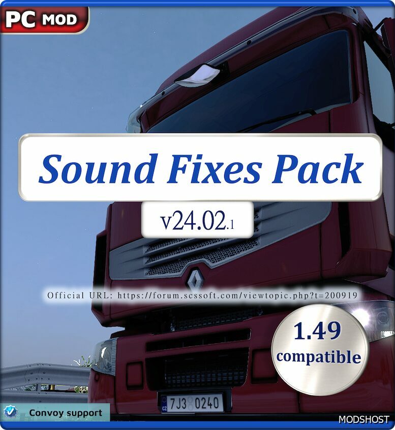 ETS2 Sound Fixes Pack v24.02.1 1.49 mod