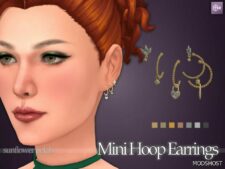 Sims 4 Mini Hoop Earrings mod
