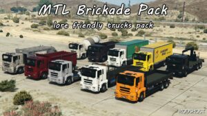 GTA 5 MTL Brickade Pack 10IN1 Add-On | Liveries | WIP V3.0 Fivem/Sp mod