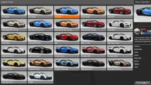 BeamNG Bugatti Car Mod: Chiron Pack 0.31 (Image #2)