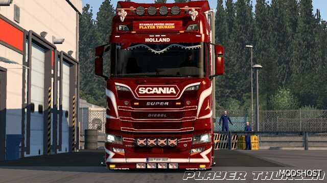 ETS2 Scania Skin C3 by Player Thurein mod