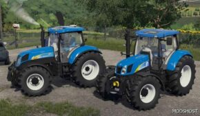 FS22 NEW Holland T6 4 and 6 CYL Series Pack mod