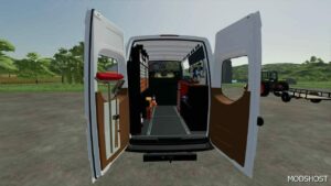 FS22 Mercedes-Benz Vehicle Mod: Mercedes Sprinter RWZ (Claas) V1.0.0.1 (Image #4)