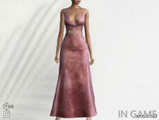 Sims 4 Dress Clothes Mod: Sl_Dress_81 (Image #2)