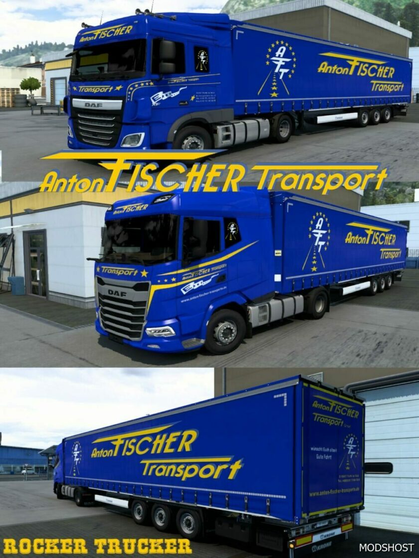 ETS2 Mod: Anton Fischer Transport Skin Pack (Featured)
