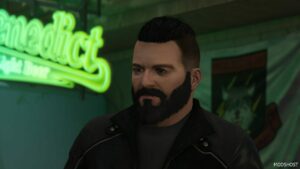 GTA 5 Player Mod: Michael | Biker Cuts V1.2 (Image #2)