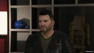 GTA 5 Player Mod: Michael | Biker Cuts V1.2 (Image #4)