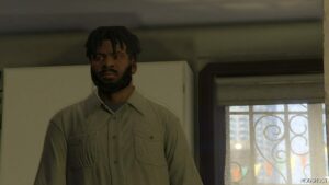 GTA 5 Player Mod: Franklin | Custom Online Dreads V1.1 (Image #2)