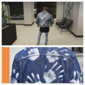 GTA 5 Player Mod: Mini Pack Denim Jacket for Franklin (Image #3)