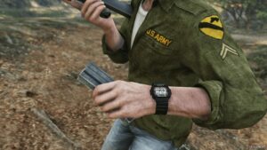 GTA 5 Player Mod: RON Casio G-Shock GWM5610-1 (Image #4)