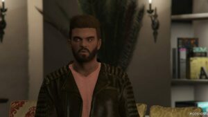 GTA 5 Player Mod: Trevor | Biker Jacket V1.1 (Image #3)