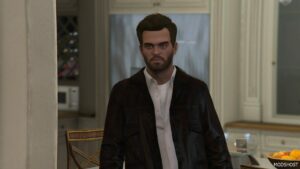 GTA 5 Player Mod: Trevor | Casual Leather Jacket V1.1 (Image #2)