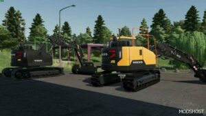 FS22 Volvo Forklift Mod: Ecr145El with Variable ARM (Image #2)