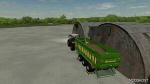 FS22 Reinforced Quonset Sheds for Woodchips mod