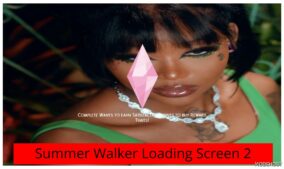 Sims 4 Mod: Summer Walker Loading Screen (Image #2)