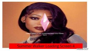 Sims 4 Mod: Summer Walker Loading Screen (Image #4)