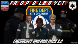 GTA 5 Fire Dept of Liberty City EUP Pack V2.0 mod