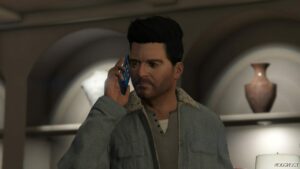 GTA 5 Player Mod: Michael | Wool Jacket V1.1 (Image #3)