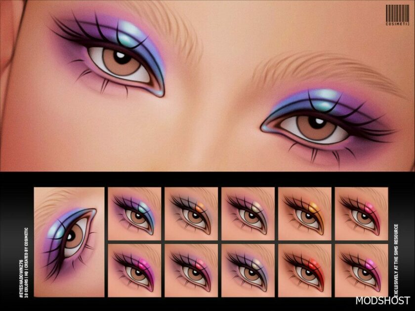 Sims 4 Eyeshadow N276 mod