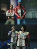 GTA 5 Player Mod: Branded Racing Jackets for MP Female V2.0 (Image #3)