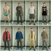 GTA 5 Mod: Multiplayer Outfits (Menyoo) for SP (Image #2)