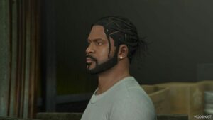 GTA 5 Player Mod: Franklin | Tied up Braids (Image #2)