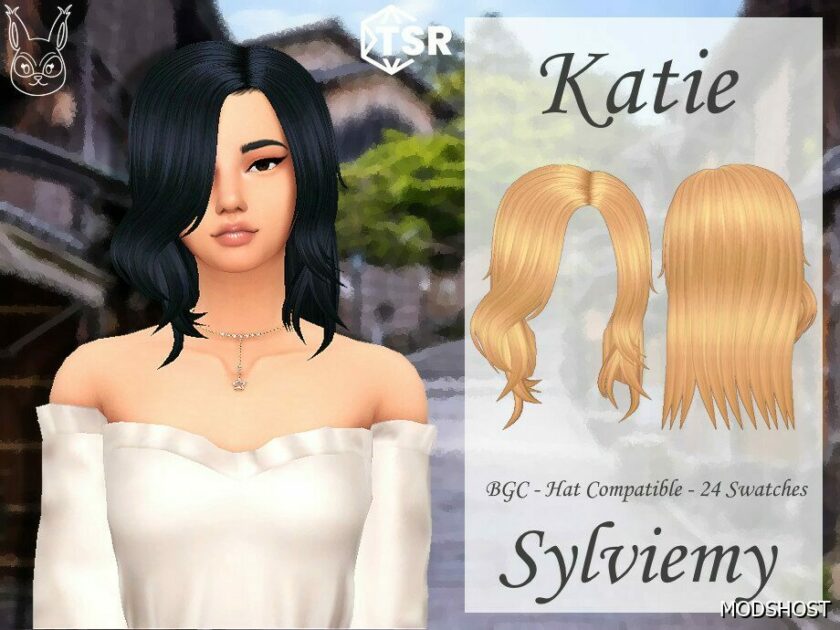 Sims 4 Katie Hairstyle mod