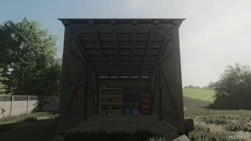 FS22 Shelter for Combine mod