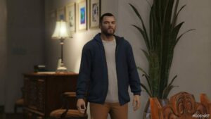 GTA 5 Player Mod: Michael | Hoodie V1.1 (Image #3)