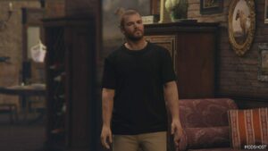 GTA 5 Player Mod: Michael | T-Shirt (Image #2)