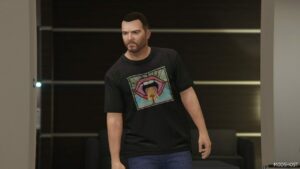 GTA 5 Player Mod: Michael | T-Shirt (Image #5)