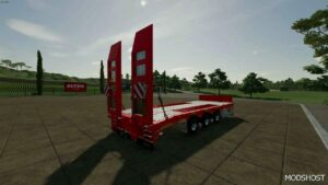 FS22 Trailer Mod: Louault Heavy Equipment Carrier V1.0.0.1 (Image #2)