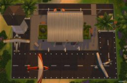 Sims 4 House Mod: Municipal Airport (Image #6)