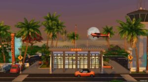 Sims 4 House Mod: Municipal Airport (Image #9)