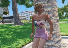 GTA 5 Player Mod: MP Female – Tube TOP (Image #4)